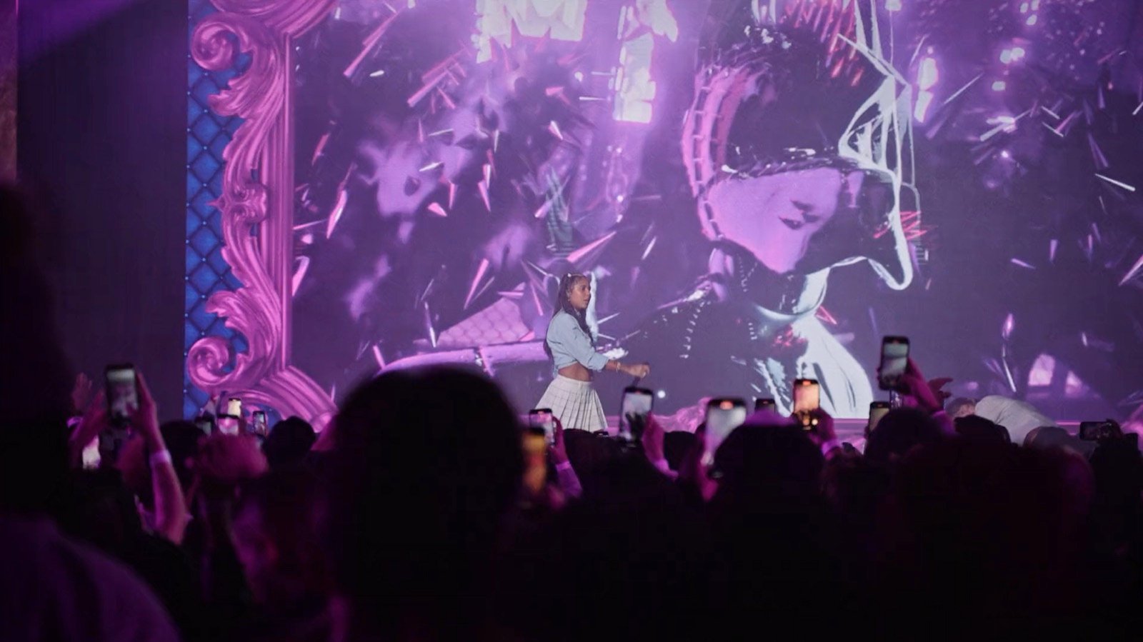 Phones up for the performance